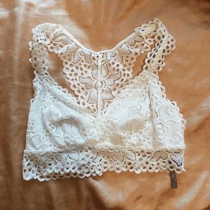 Lacey White Bralette